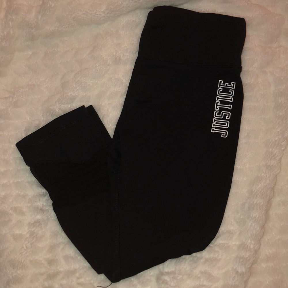 black capri pants (justice)